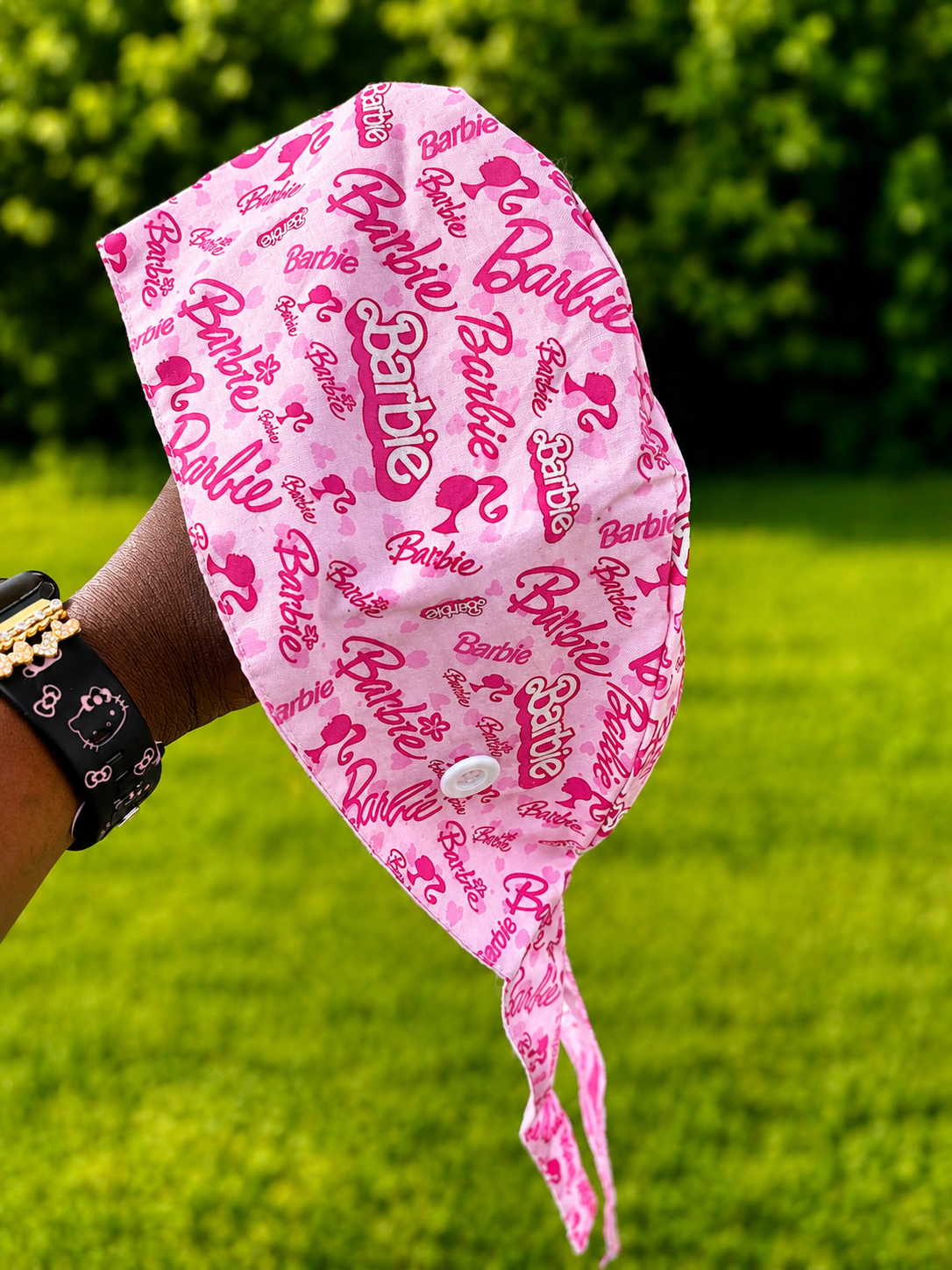 Pink Barbie Scrub Cap