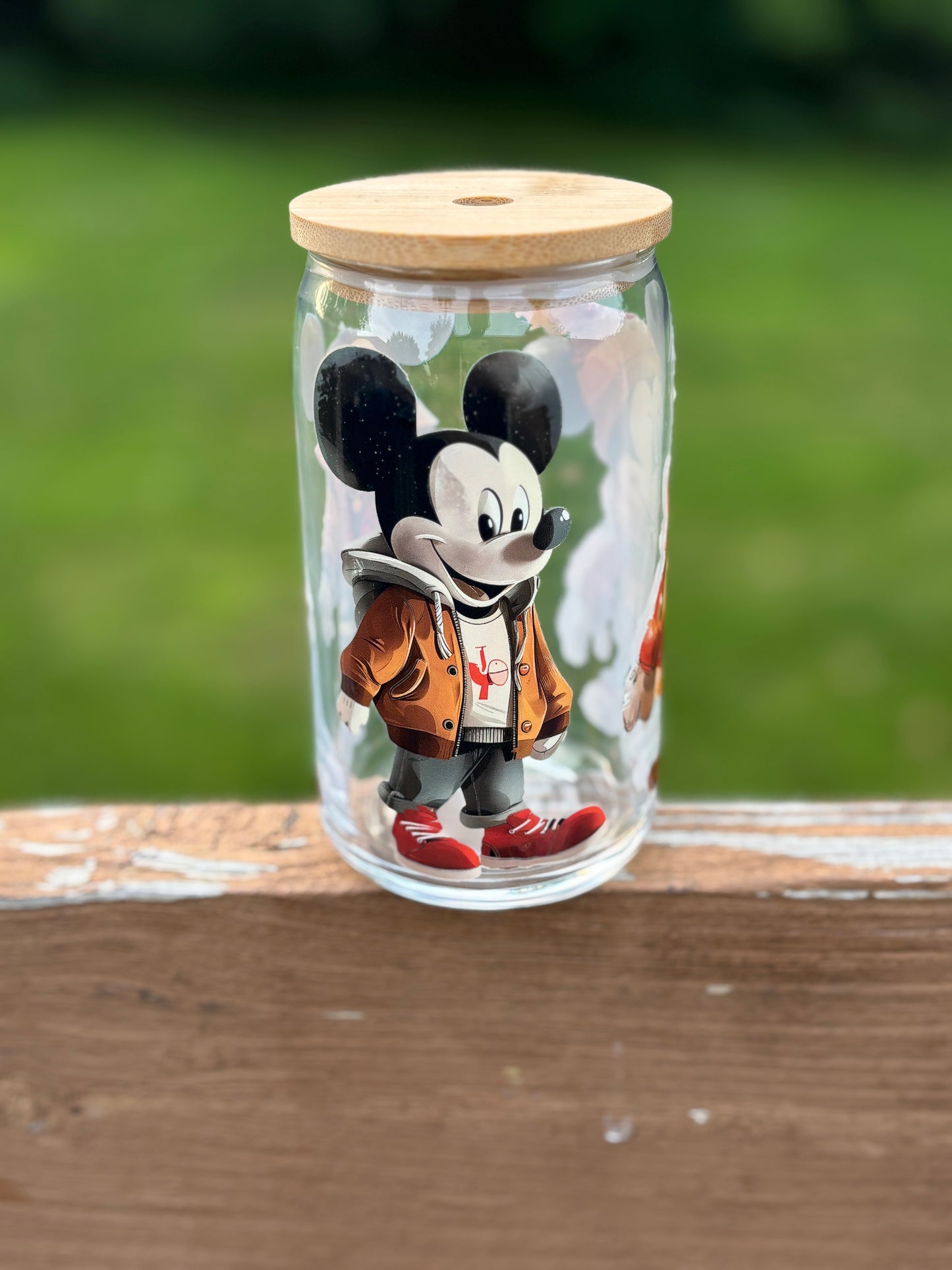 Male Mouse Glass Cup