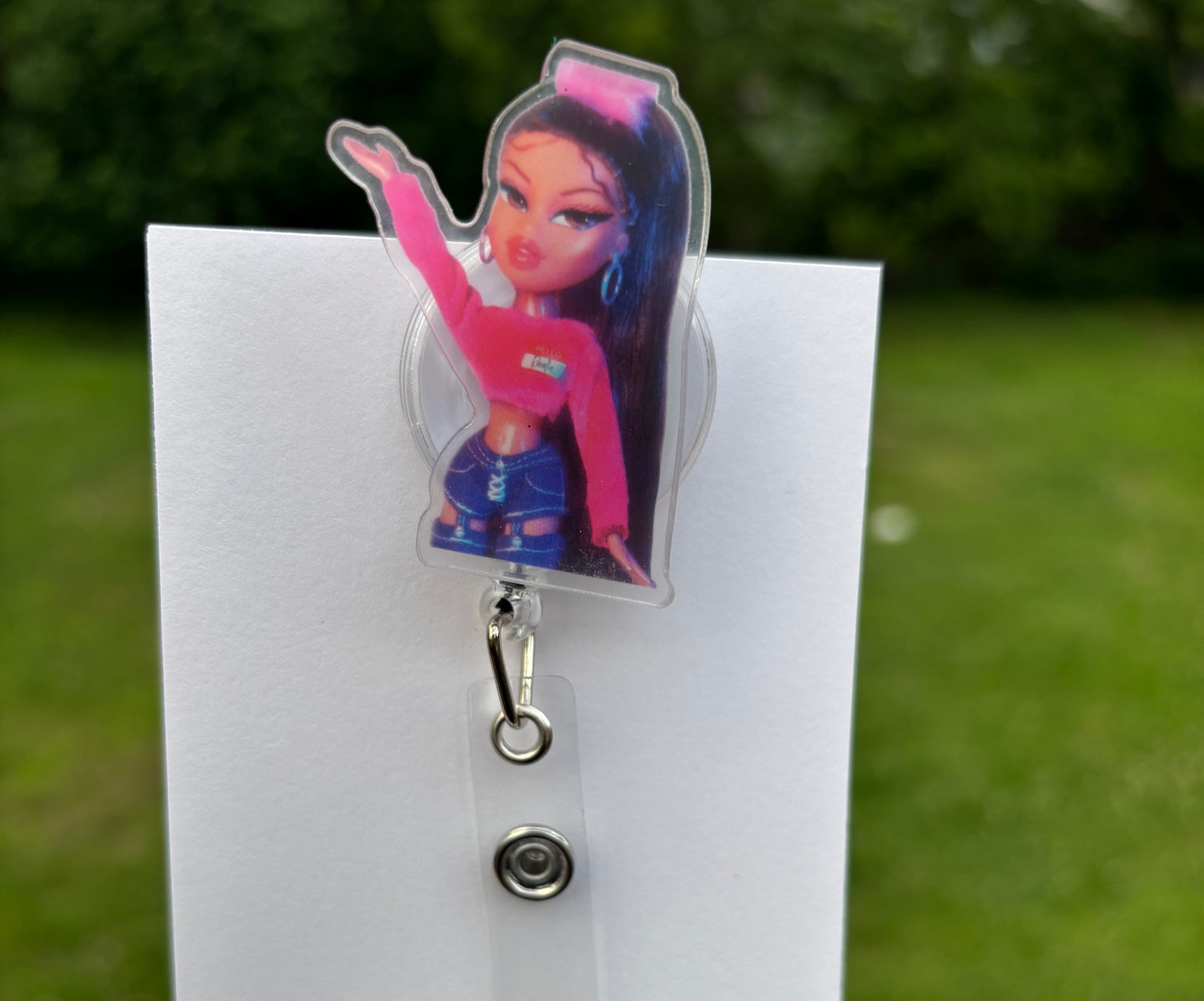 Pink Bratz Badge Reel