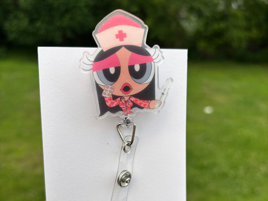 Pink PPG Badge Reel
