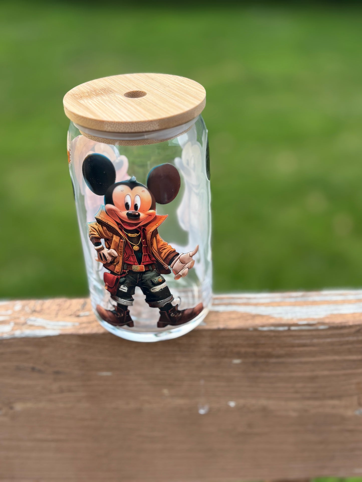 Male Mouse Glass Cup