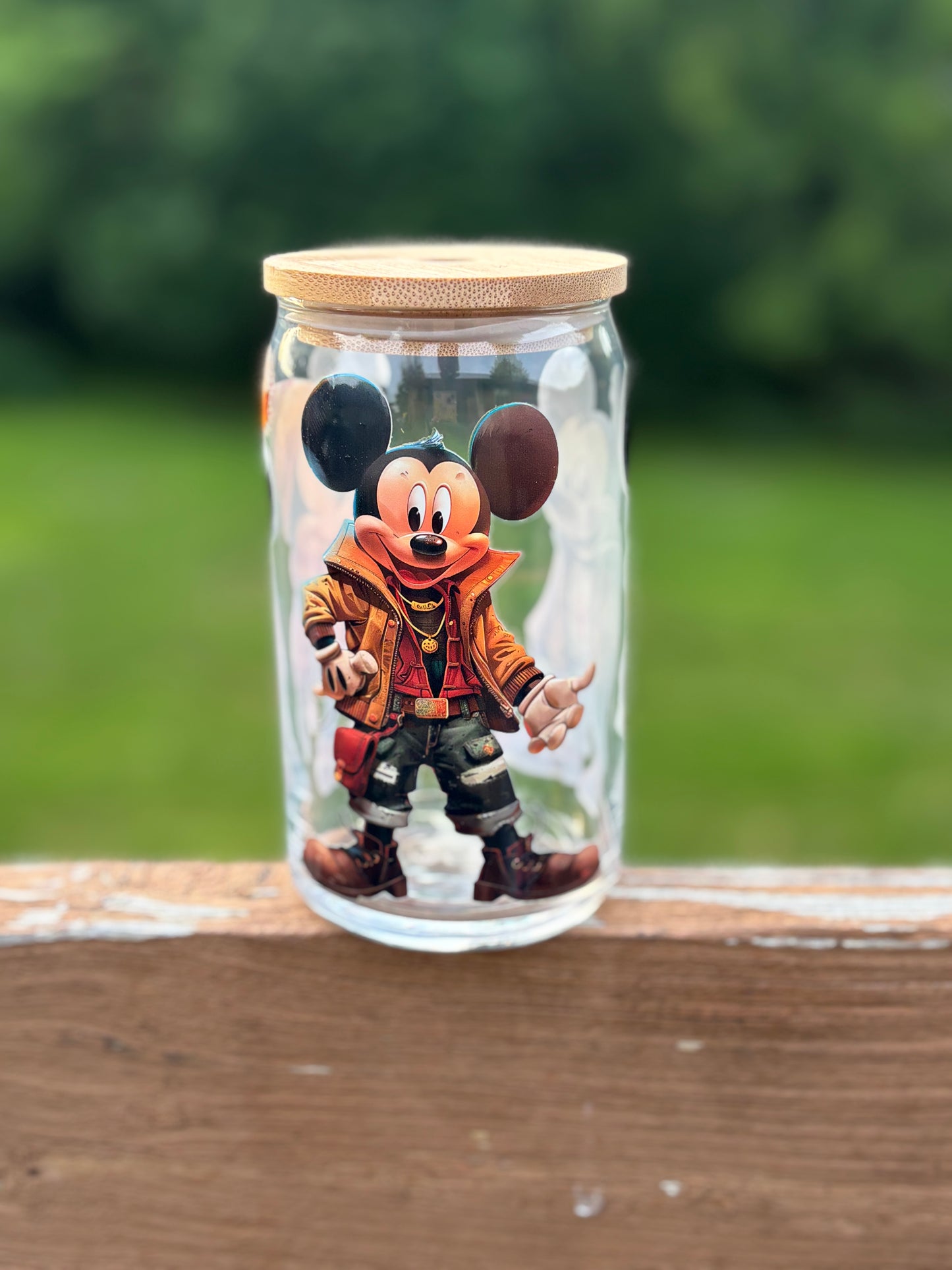 Male Mouse Glass Cup
