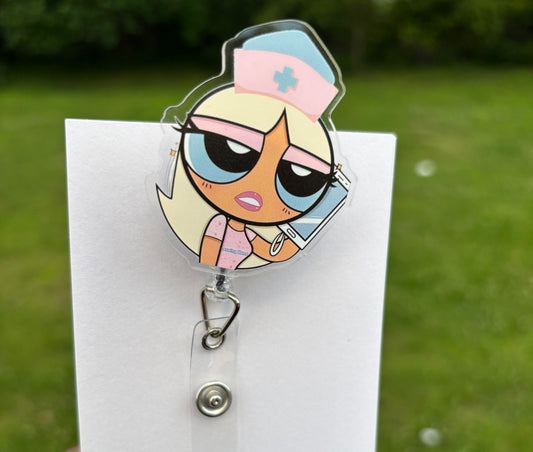 Blonde Medical PPG Badge Reel