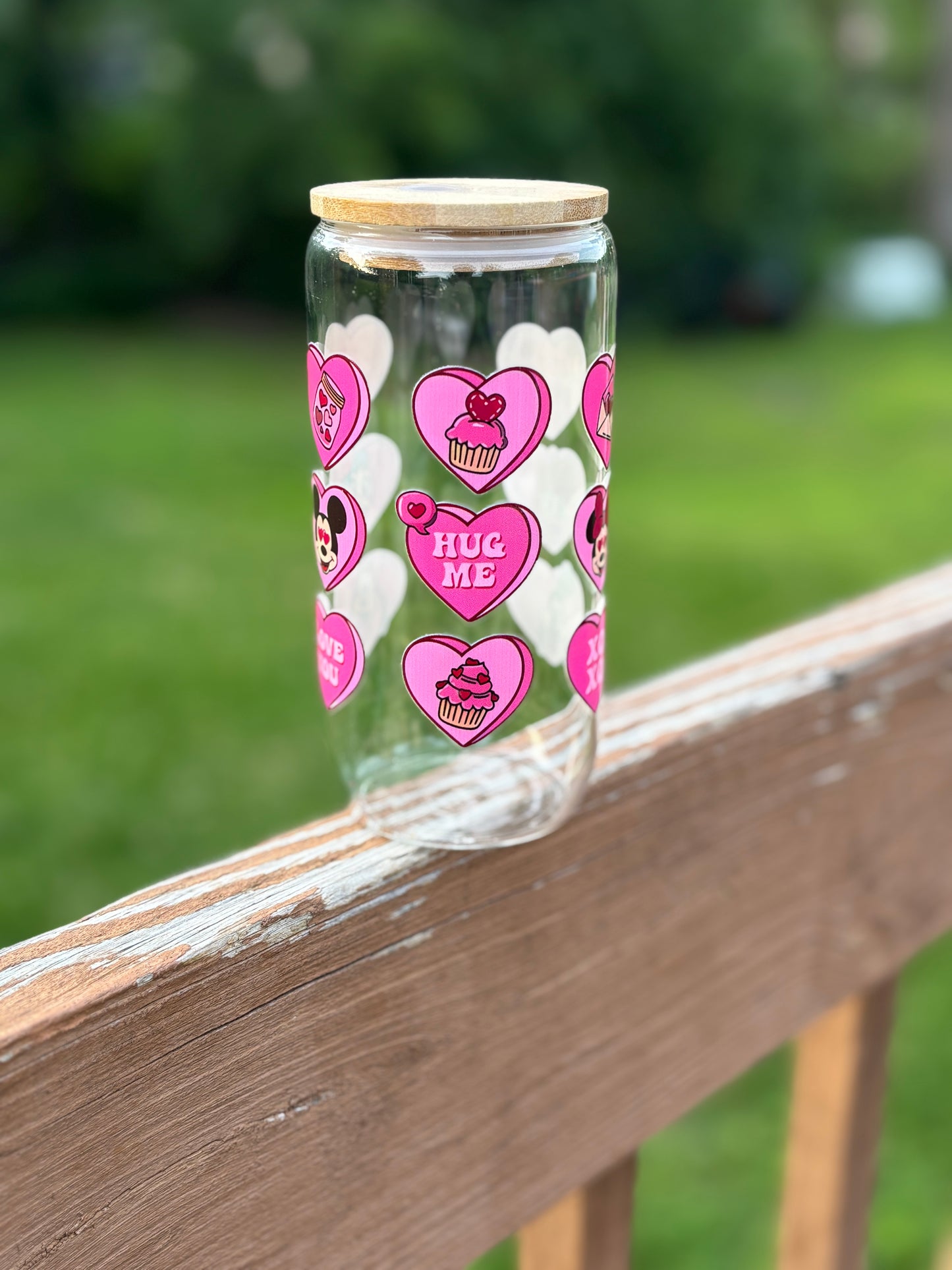 Hug Me Glass Cup