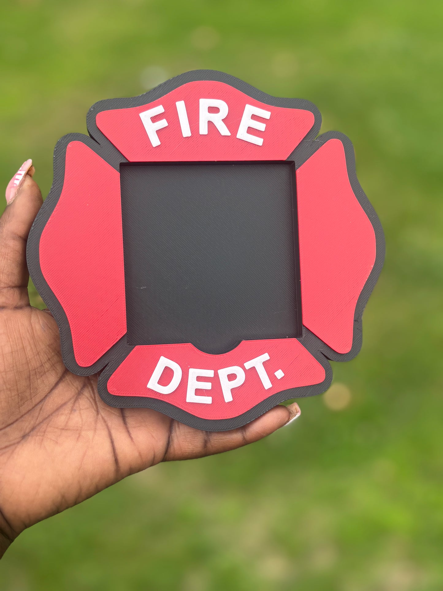 Fire Dept. Sticky Note Holder