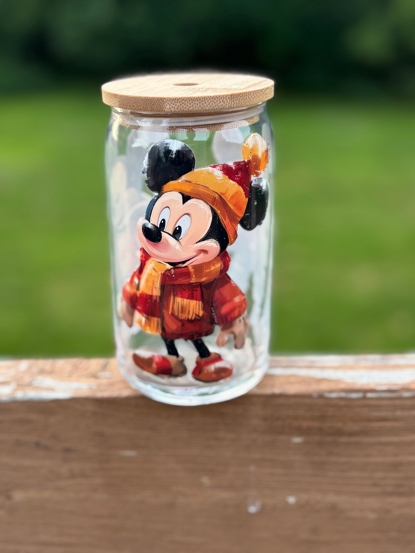 Male Mouse Glass Cup